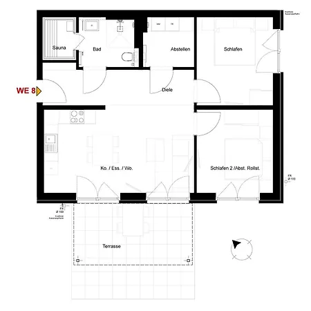 Apartment Ankerplatz Fuer Bis Zu 4 Gaeste Kleinkind *