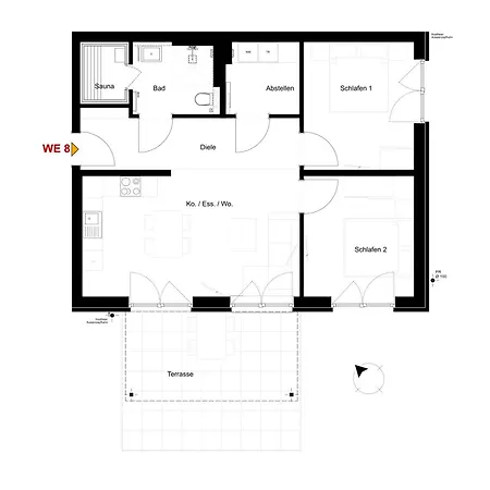 Apartment Ankerplatz - Dorumer Sielhuus 8 *